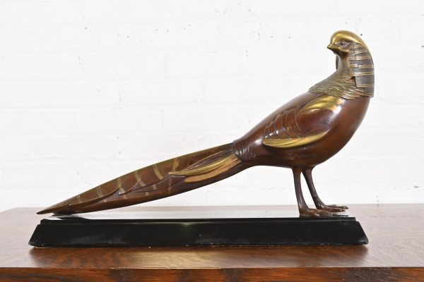 Alexandre Kéléty Art Deco "Faisan Doré" Sculpture, 1930s