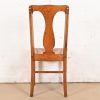 Antique Arts & Crafts Carved Oak and Leather Dining Chair, Circa 1900 - Image 10