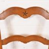 Baker Furniture French Country Carved Solid Walnut Dining Chairs, Set of Eight - Image 7