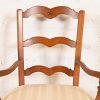 Baker Furniture French Country Carved Solid Walnut Dining Chairs, Set of Eight - Image 6