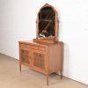 Phoenix Furniture Antique French Regency Louis XVI Burled Walnut Vanity Dresser With Mirror, Circa 1900 - Image 3