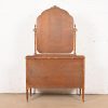 Phoenix Furniture Antique French Regency Louis XVI Burled Walnut Vanity Dresser With Mirror, Circa 1900 - Image 11