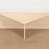 Modern Italian Travertine Triangular Coffee Table, Circa 1970s