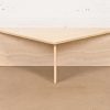Modern Italian Travertine Triangular Coffee Table, Circa 1970s - Image 2