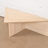 Modern Italian Travertine Triangular Coffee Table, Circa 1970s - Image 3