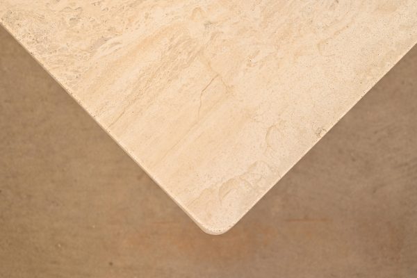 Modern Italian Travertine Triangular Coffee Table, Circa 1970s - Image 6