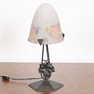 Degué French Art Deco Table Lamp, 1920s