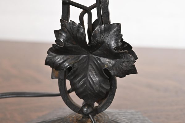 Degué French Art Deco Table Lamp, 1920s - Image 8