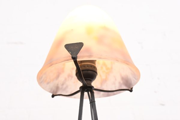 Degué French Art Deco Table Lamp, 1920s - Image 6