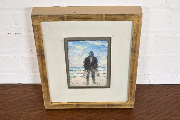 Original Signed John Houston "Mussel Gatherer" Framed Oil Painting - Image 2