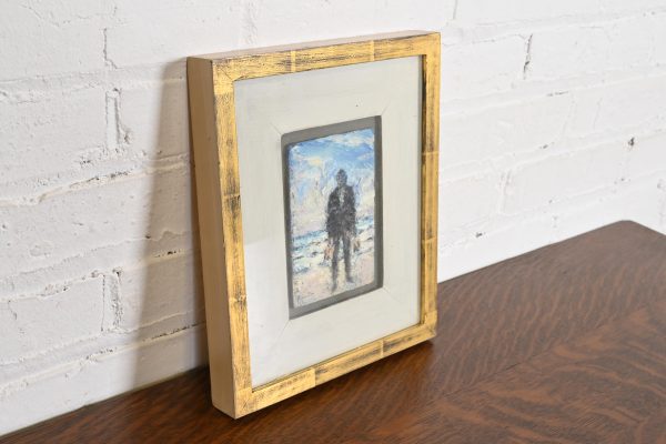 Original Signed John Houston "Mussel Gatherer" Framed Oil Painting - Image 4