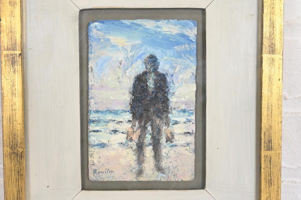 Original Signed John Houston "Mussel Gatherer" Framed Oil Painting - Image 5