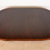 Baker Furniture Style Georgian Banded Mahogany Pedestal Extension Dining Table - Image 9