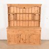 Antique Rustic Pine Sideboard Buffet With Hutch Top - Image 2