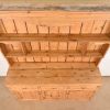 Antique Rustic Pine Sideboard Buffet With Hutch Top - Image 9