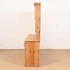 Antique Rustic Pine Sideboard Buffet With Hutch Top - Image 10