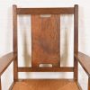 Gustav Stickley Antique Mission Oak Arts & Crafts H-Back Dining Chairs With Rush Seats, Set of Eight - Image 9
