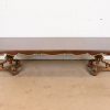 Karges French Regency Louis XVI Burled Walnut Double Pedestal Extension Dining Table, Newly Refinished