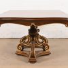 Karges French Regency Louis XVI Burled Walnut Double Pedestal Extension Dining Table, Newly Refinished - Image 10