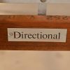 Directional Mid-Century Modern Cherry and Burl Wood Extension Dining Table, Newly Refinished - Image 11