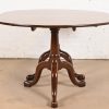Henkel Harris Georgian Solid Mahogany Double Pedestal Extension Dining Table, Newly Refinished - Image 10