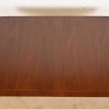 Baker Furniture Georgian Banded Mahogany Double Pedestal Extension Dining Table, Newly Refinished - Image 8