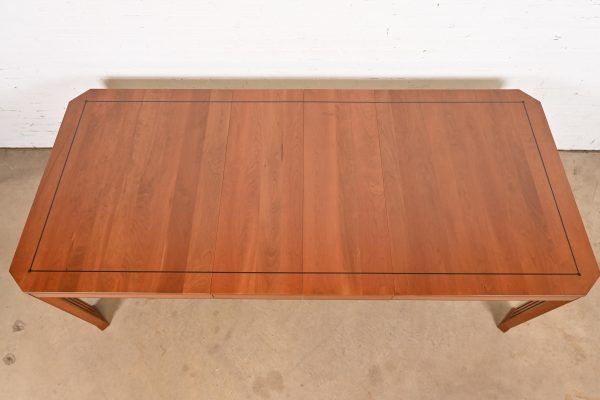 Stickley Mission Arts & Crafts Cherry Wood Extension Dining Table, Newly Refinished - Image 5