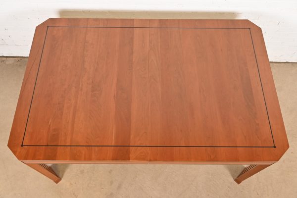 Stickley Mission Arts & Crafts Cherry Wood Extension Dining Table, Newly Refinished - Image 9