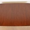 Baker Furniture Style Georgian Banded Mahogany Double Pedestal Extension Dining Table, Newly Refinished - Image 8