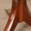 Baker Furniture Style Georgian Banded Mahogany Double Pedestal Extension Dining Table, Newly Refinished - Image 9