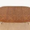 Karges French Provincial Louis XV Walnut and Parcel Painted Extension Dining Table, Circa 1960s - Image 5