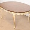 Karges French Provincial Louis XV Walnut and Parcel Painted Extension Dining Table, Circa 1960s - Image 8
