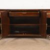 Michael Taylor for Baker Hollywood Regency Chinoiserie Burled Walnut Sideboard Credenza, Circa 1970s - Image 5