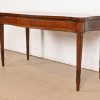 Arthur Brett & Sons English Regency Louis XVI Banded Mahogany Serpentine Sideboard Buffet or Console Table, Newly Refinished - Image 5