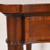 Arthur Brett & Sons English Regency Louis XVI Banded Mahogany Serpentine Sideboard Buffet or Console Table, Newly Refinished - Image 8