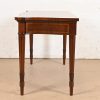 Arthur Brett & Sons English Regency Louis XVI Banded Mahogany Serpentine Sideboard Buffet or Console Table, Newly Refinished - Image 11