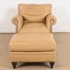 Ralph Lauren Contemporary Studded Leather Lounge Chair With Ottoman - Image 4