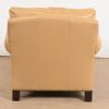 Ralph Lauren Contemporary Studded Leather Lounge Chair With Ottoman - Image 10