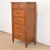 French Regency Louis XVI Cherry Wood Lingerie Chest by National Mt. Airy - Image 3