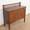 Gustav Stickley Antique Mission Oak Arts & Crafts Sideboard, Newly Refinished - Image 4