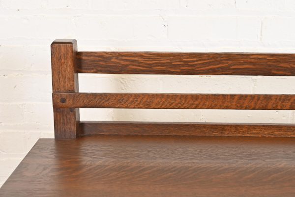Gustav Stickley Antique Mission Oak Arts & Crafts Sideboard, Newly Refinished - Image 7