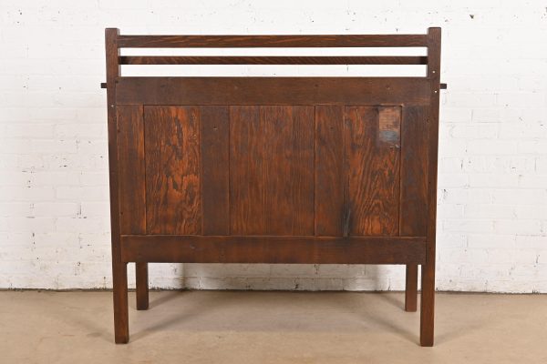 Gustav Stickley Antique Mission Oak Arts & Crafts Sideboard, Newly Refinished - Image 10