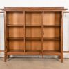 Limbert Style Mission Oak Arts and Crafts Triple Bookcase Cabinet - Image 5