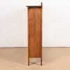 Limbert Style Mission Oak Arts and Crafts Triple Bookcase Cabinet - Image 8