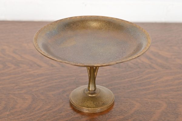 Tiffany Studios New York Bronze Pedestal Bowl or Compote Dish