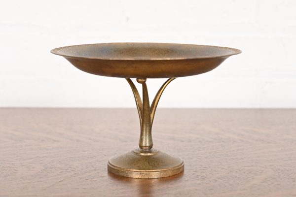 Tiffany Studios New York Bronze Pedestal Bowl or Compote Dish - Image 3