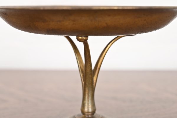 Tiffany Studios New York Bronze Pedestal Bowl or Compote Dish - Image 7