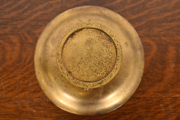 Tiffany Studios New York Bronze Pedestal Bowl or Compote Dish - Image 9