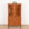 Romweber French Provincial Louis XV Burl Wood Breakfront Bookcase Cabinet, Circa 1920s - Image 2