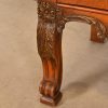 Romweber French Provincial Louis XV Burl Wood Breakfront Bookcase Cabinet, Circa 1920s - Image 7